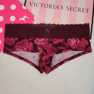 Rare VTG VS Very Sexy Silky Nylon Lace Low Rise Hiphugger Panty Size Sm